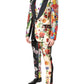 Multicolor Floral SICILIA Silk 3 Piece Suit
