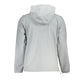Gray Polyester Men Jacket