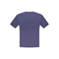 Blue Cotton Men T-Shirt