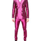 Pink SICILIA Double Breasted 3 Piece Suit
