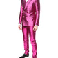 Pink SICILIA Double Breasted 3 Piece Suit