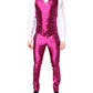 Pink SICILIA Double Breasted 3 Piece Suit
