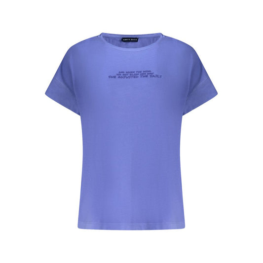 Blue Cotton Tops & T-Shirt