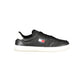 Black Leather Men Sneaker
