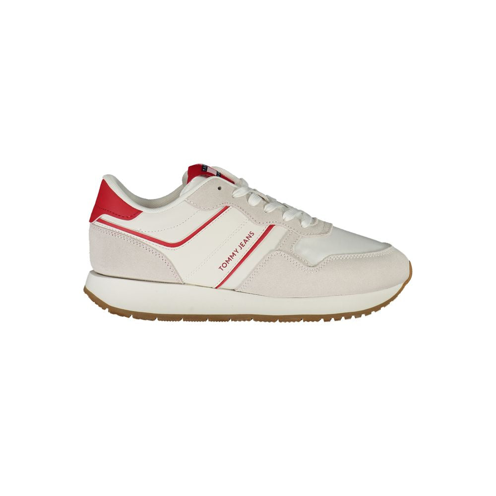 Red Leather Women Sneaker
