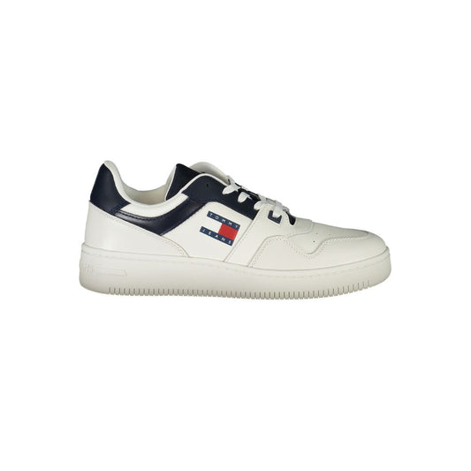 Blue Leather Men Sneaker