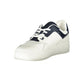 Blue Leather Men Sneaker