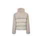 Beige Polyester Jackets & Coat