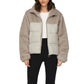 Beige Polyester Jackets & Coat
