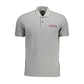 Brown Cotton Men Polo Shirt
