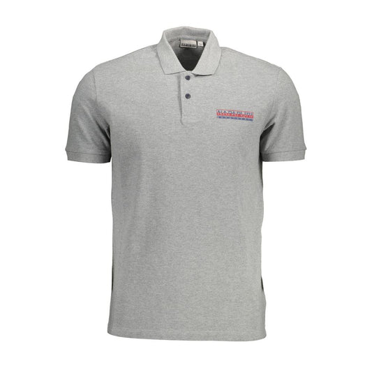Brown Cotton Men Polo Shirt