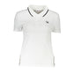 White Cotton Womens Polo Shirt