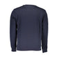 Blue Cotton Men Sweater