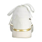 White Polyester Women Sneaker