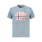 Gray Cotton Men T-Shirt