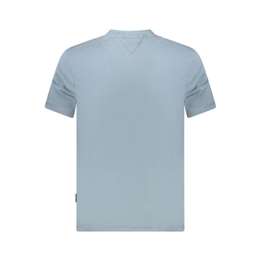 Gray Cotton Men T-Shirt
