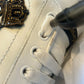 White Crown Patch Portofino Sneakers Shoes