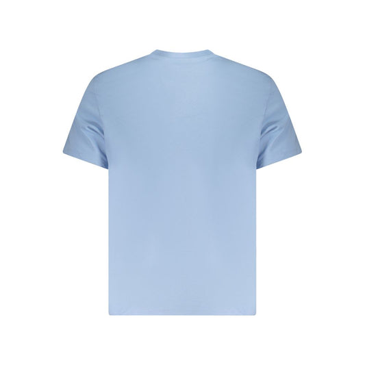 Light Blue Cotton Mens T-Shirt