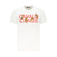 White Cotton Men T-Shirt