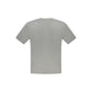 Gray Cotton Men T-Shirt