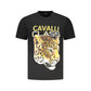 Black Cotton Men T-Shirt