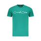 Green Cotton Men T-Shirt