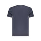Blue Cotton Men T-Shirt
