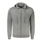 Gray Polyester Men Cardigan