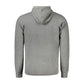 Gray Polyester Men Cardigan
