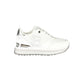 White Polyester Women Sneaker