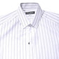 White Stripes Cotton GOLD Formal Dress Shirt