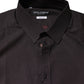 Maroon Jacquard Cotton GOLD Men Dress Shirt