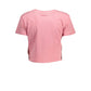 Pink Cotton Women T-Shirt