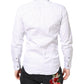 White Striped Cotton MARTINI Men Dress Shirt