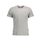 Gray Cotton Men T-Shirt