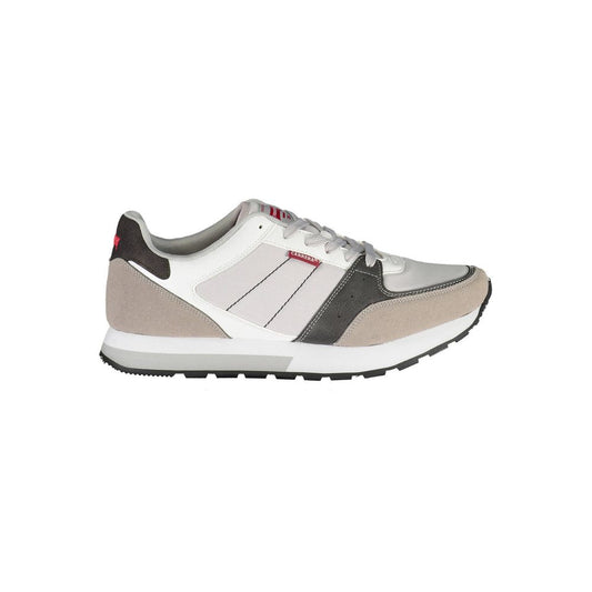 Gray Polyester Men Sneaker