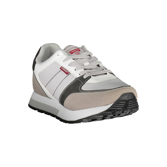 Gray Polyester Men Sneaker