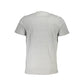 Gray Cotton Men T-Shirt