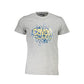 Gray Cotton Men T-Shirt