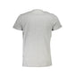 Gray Cotton Men T-Shirt