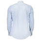 Light Blue Cotton Men Shirt