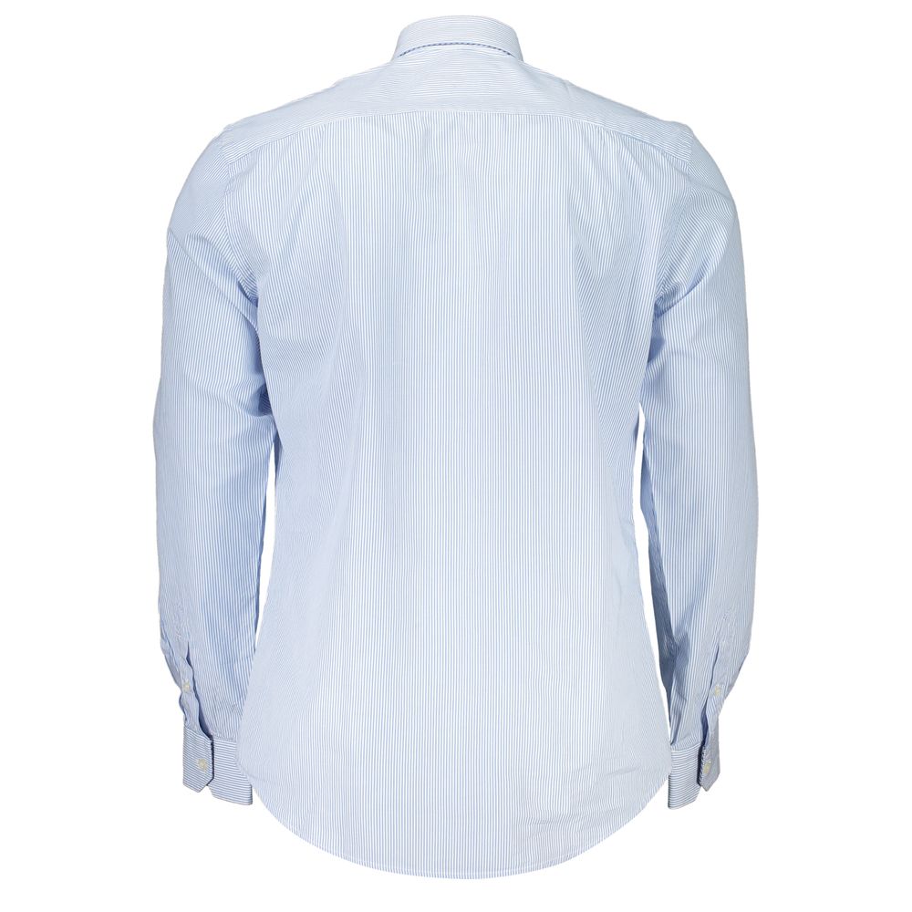 Light Blue Cotton Men Shirt