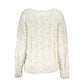 White Acrylic Women Sweater