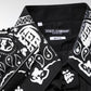 Black White Bandana MARTINI Men Dress Shirt