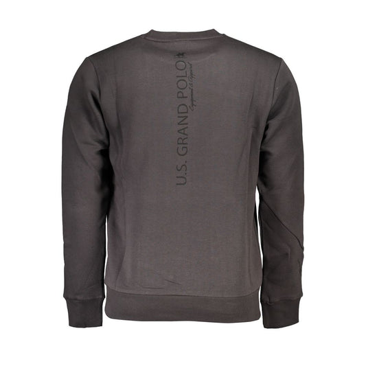 Gray Cotton Men Sweater