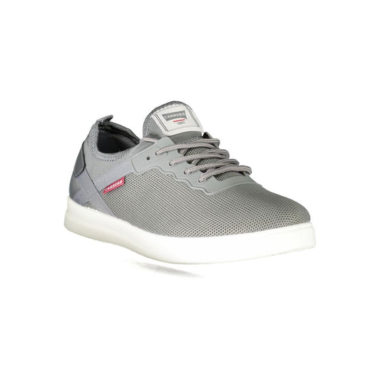 Gray Polyester Men Sneaker