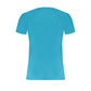 Light Blue Cotton Men T-Shirt