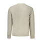 Beige Cotton Men Sweater