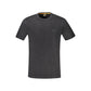 Black Cotton Men T-Shirt