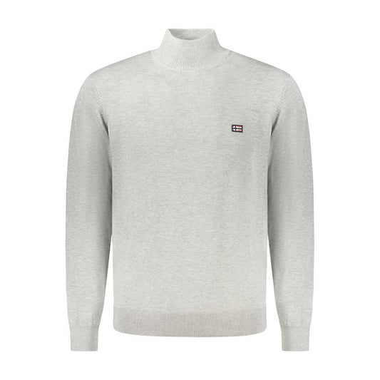 Gray Acrylic Men Sweater